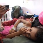 Gaza, i bambini di Khan Younis vaccinati contro la poliomielite
