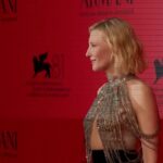 Mostra Cinema Venezia, Cate Blanchett e Aaron Taylor-Johnson all’evento di Armani