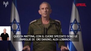 Gaza, Idf: “Sei ostaggi uccisi poco prima che li raggiungessimo”