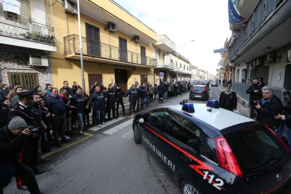 Casal di Principe, uscita arresti operazione contro clan casalesi