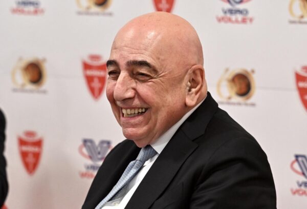 L'Amministratore Delegato di AC Monza Adriano Galliani all'evento di beneficenza 'Attenti a quei 2'