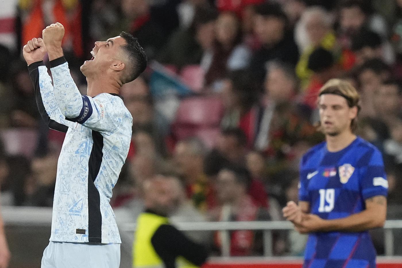 Nations League, Portogallo-Croazia 2-1 e Cristiano Ronaldo festeggia il 900° gol