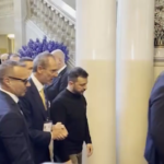 Cernobbio, Zelensky arriva al Forum Ambrosetti