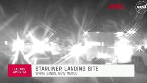 Spazio, capsula Starliner di Boeing atterra in New Mexico senza equipaggio