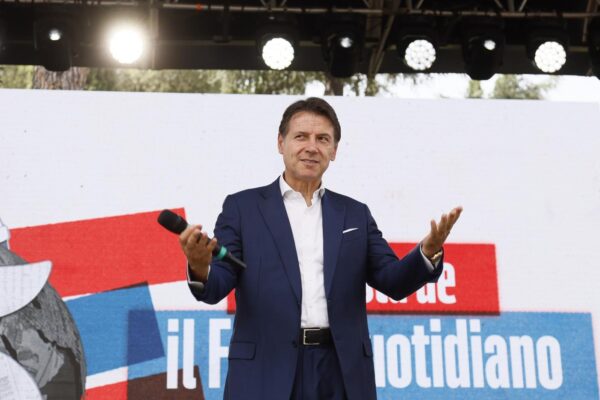 Giuseppe Conte alla Festa del Fatto Quotidiano