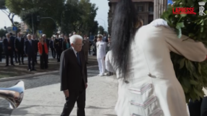 8 settembre: Mattarella depone due corone alloro a Porta San Paolo e Parco Resistenza Roma