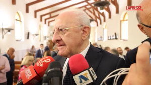 Caso Sangiuliano, De Luca: “Uomini al potere siano umili, buon lavoro al nuovo ministro”