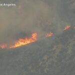 Usa, peggiora l’incendio a Highland in California