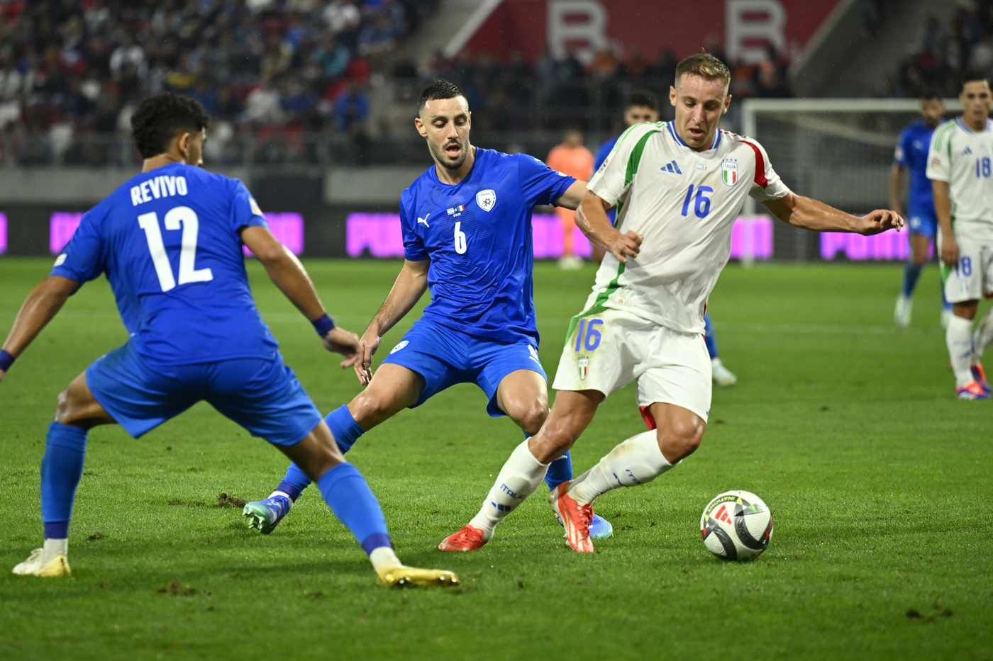 Nations League, l’Italia batte 2-1 Israele a Budapest