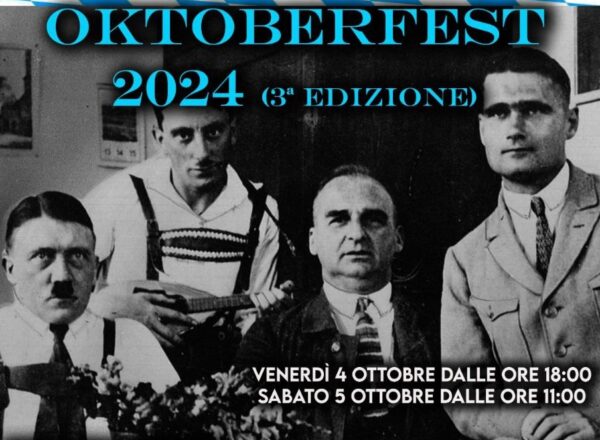 Varese, gruppo di estrema destra usa foto di Hitler per la loro festa ad Azzate