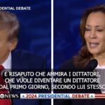 Usa 2024, duello tv Trump-Harris, la candidata dem: “Molti leader mi hanno detto che sei una vergogna”