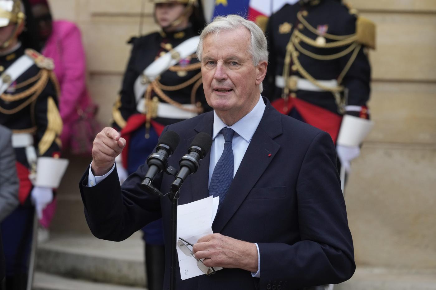 Francia, Barnier: “La settimana prossima ci sarà un governo” Francia, Barnier: “La settimana prossima ci sarà un governo”