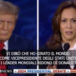 Usa 2024, duello tv Trump-Harris, la candidata dem: “Leader mondiali ridono di lui”