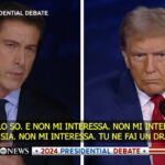 Usa 2024, duello tv Trump-Harris, il tycoon: “È nera? Non me ne può fregare di meno”