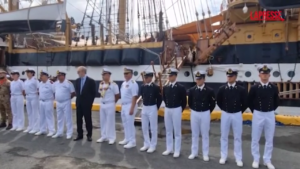 Tour Mondiale Nave Amerigo Vespucci, l’arrivo del veliero a Manila per la 23esima tappa