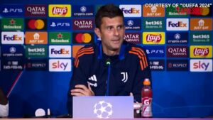 Champions, Thiago Motta: “Quanti punti servono per qualificazione? Non mi preoccupo, penso solo a domani”