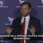 Usa, J.D. Vance: “La sinistra deve abbassare i toni”
