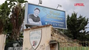 Palermo, fiori sul cancello della scuola calcio fondata da Totò Schillaci