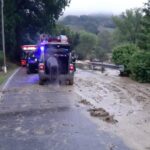Maltempo nelle Marche: evacuazioni nell’Anconetano, frane e allagamenti nel Pesarese