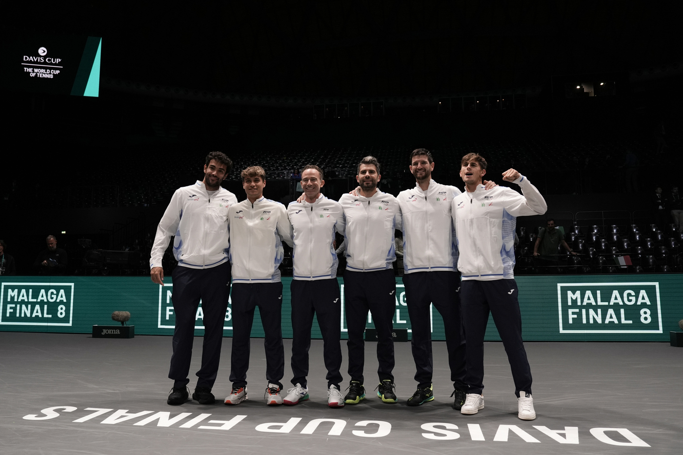 Coppa Davis, l’Italia sfiderà l’Argentina nei quarti di finale a Malaga