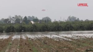 Maltempo in Emilia-Romagna, Traversara allagata