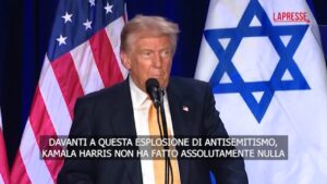 Trump a comunità ebraica: “Votate per me o Israele sarà distrutto”
