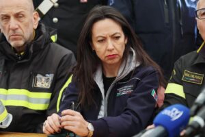 Bologna - Conferenza stampa incidente centrale idroelettrica di Suviana