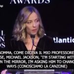 Meloni cita Michael Jackson “È stato mio insegnante di inglese”