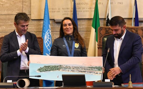 Parigi 2024, Marta Maggetti ricevuta a Cagliari dal sindaco Zedda