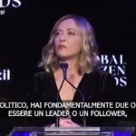 New York, Meloni: “Mia ambizione è guidare, non seguire”