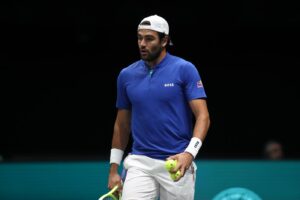 Tennis Davis Cup final 8 - Matteo Berrettini vs Botic Van Zandschulp