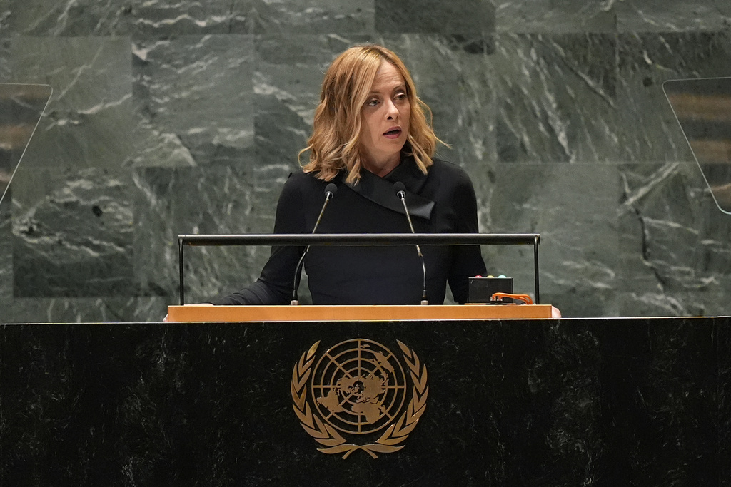 Meloni all’Onu: “Guerra su larga scala non conviene a nessuno”