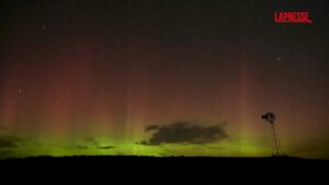 Usa, aurora boreale sullo stato di Washington: le immagini in timelapse