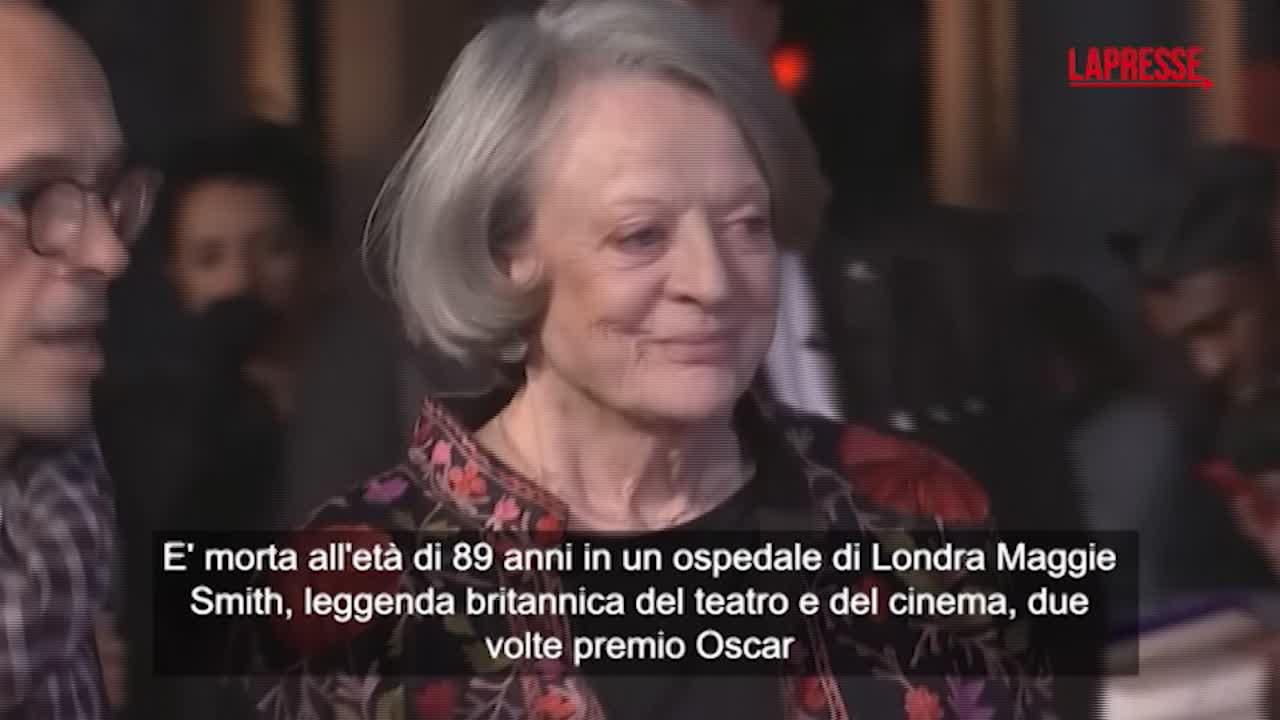 Addio a Maggie Smith: dagli Oscar al ruolo in Harry Potter e Downton Abbey