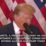 Ucraina, l’annuncio di Trump: “Vedrò Zelensky a New York”