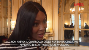 Naomi Campbell bandita come fiduciaria della sua fondazione benefica