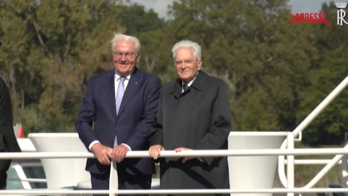 VIDEO Germania, Mattarella su battello Poseidon per crociera sul Reno VIDEO Germania, Mattarella su battello Poseidon per crociera sul Reno
