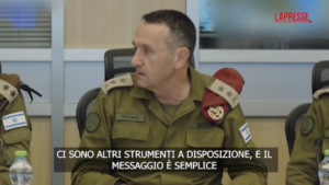 Israele, capo di Stato Maggiore Halevi dopo annuncio uccisione Nasrallah: “Colpiremo chiunque ci minacci”