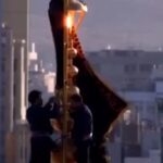 Iran, issata una bandiera nera per la morte di Nasrallah