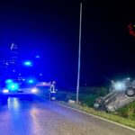 Incidenti stradali, auto si ribalta nel Padovano: morto conducente
