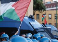 Manifestazione in solidarietà con la Palestina