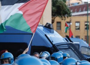 Manifestazione in solidarietà con la Palestina