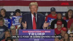 Usa, Trump: “Un giorno di violenza metterebbe fine alla criminalità”