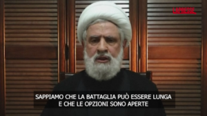 Libano, il numero due di Hezbollah: “Se Israele vuole l’invasione di terra, noi siamo pronti”