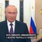 Ucraina, Putin: “Kiev colonia dell’Occidente”