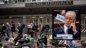 Milano, ciclisti davanti al Consiglio regionale contro Feltri: chiedono le dimissioni