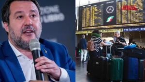 Treni, Salvini: “Disagi causati da errore impresa privata”