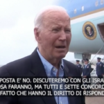 Medioriente, Biden: “No al bombardamento di siti nucleari iraniani”