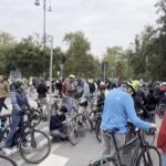 Milano, ciclisti in strada con Legambiente per Mille Mila Bici