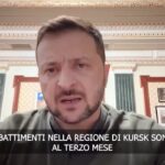 Ucraina, Zelensky: “Manteniamo la pressione sulla Russia nella regione di Kursk”
